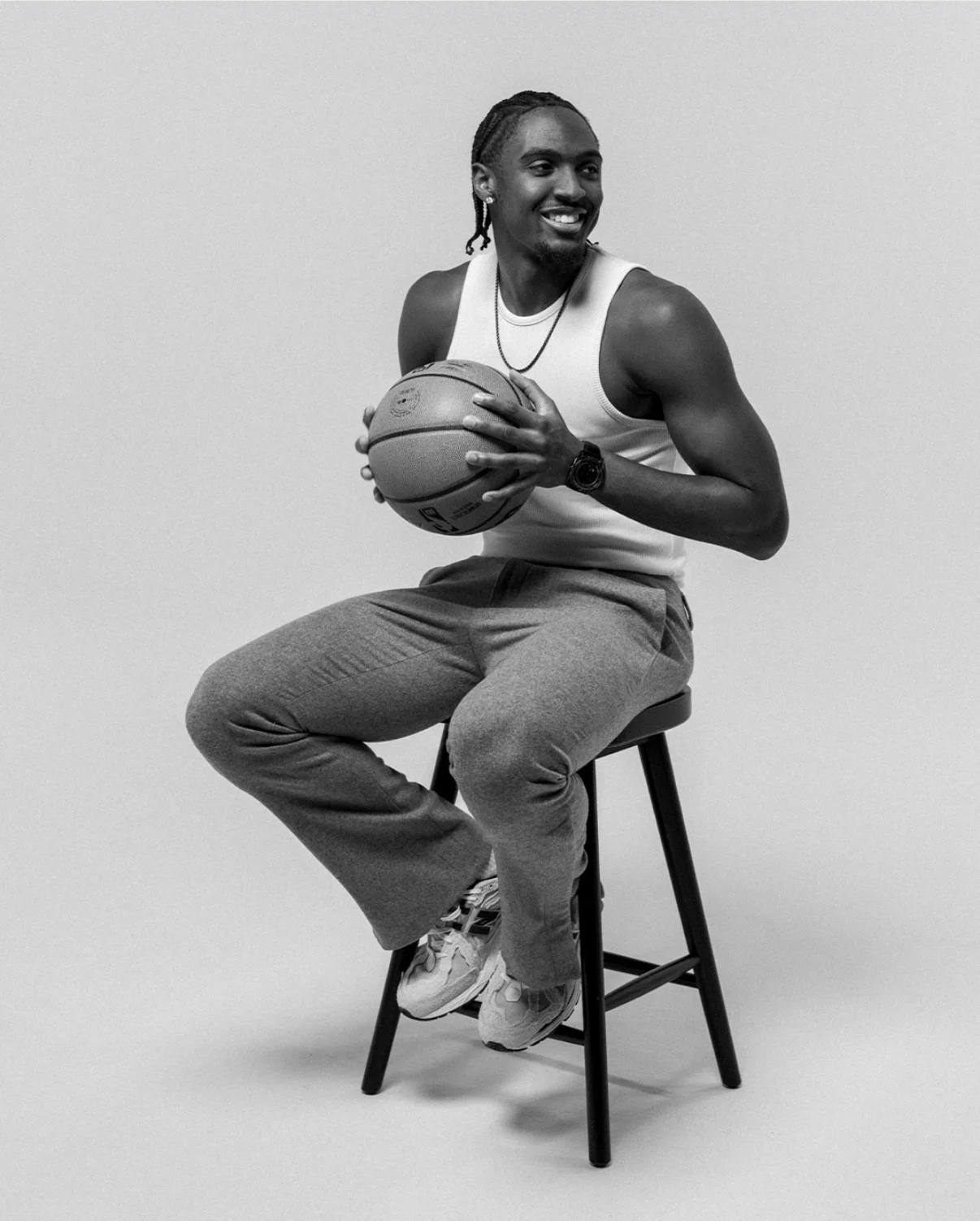 De Bethune × Tyrese Maxey — campaign, styling by Toni Lowe, photo 1 of 7